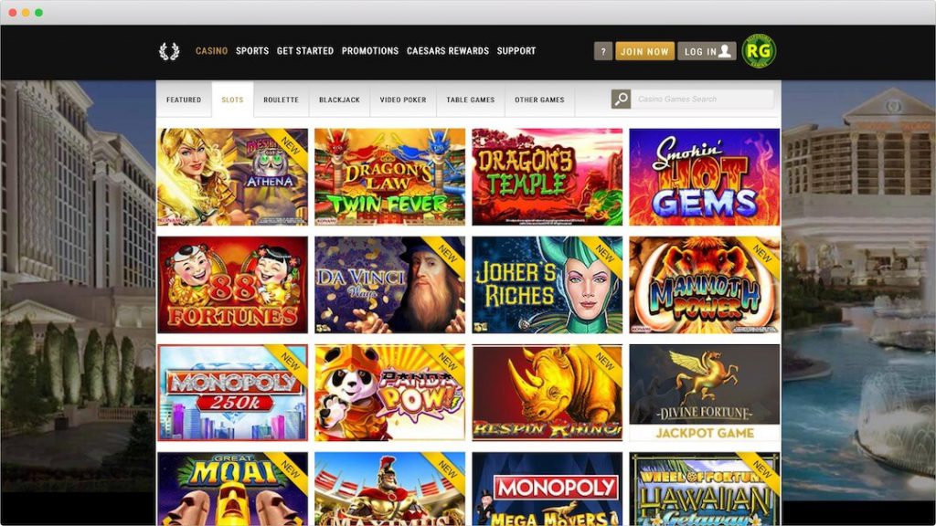 caesars online casino nj review