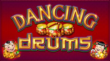 Dancing drums slot Logo