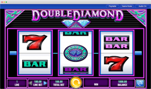 Double diamond slot