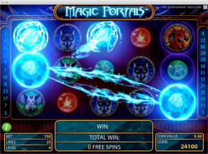 Magic portals Slot feature