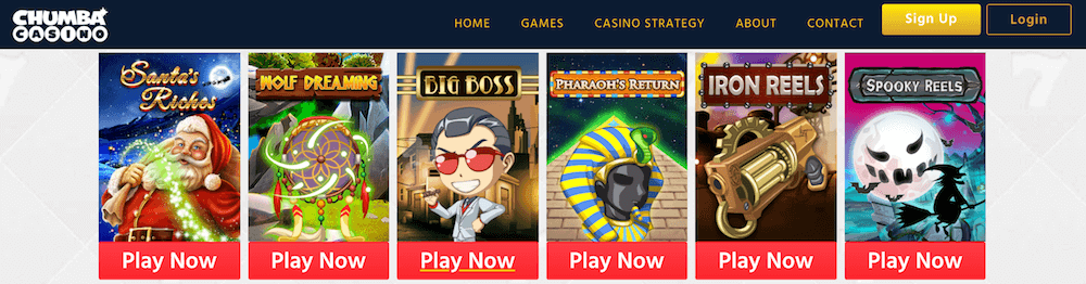 chumba casino slot games