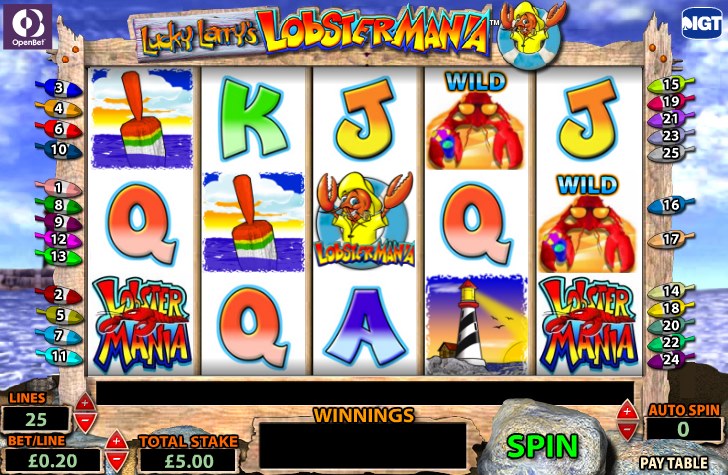 Lobstermania 2 free slots