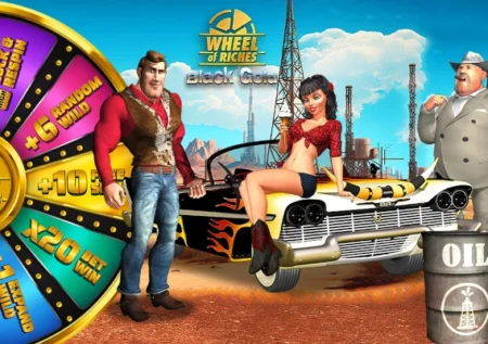 Black Gold Wheel of Riches