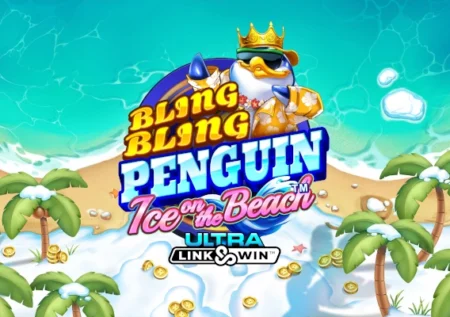 Bling Bling Penguin: Ice On The Beach
