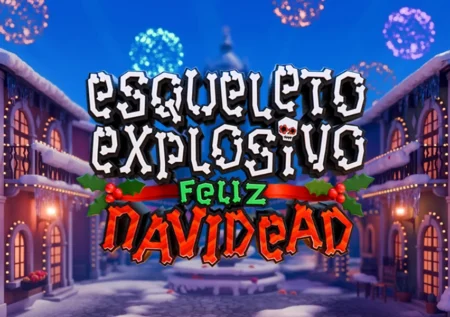 Esqueleto Explosivo Feliz Navidead